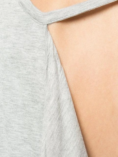 Shop Kacey Devlin Exposed Shoulder Blade T-shirt - Grey