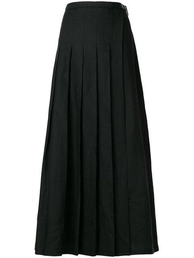 Shop Max Mara Evelin Long Skirt - Black