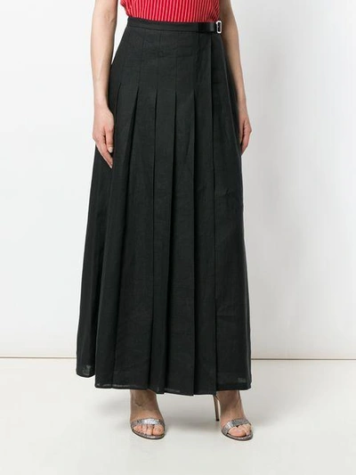 Shop Max Mara Evelin Long Skirt - Black