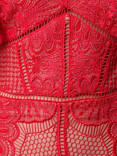 Shop Marchesa Notte Embroidered Off Shoulder Gown
