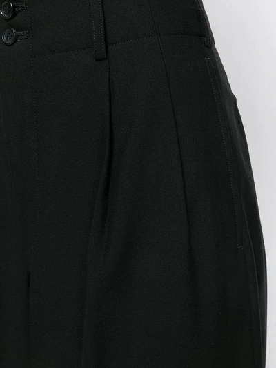 Shop Comme Des Garçons Wide Leg Culottes In Black