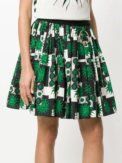Shop Fausto Puglisi Printed Mini Skirt - Multicolour
