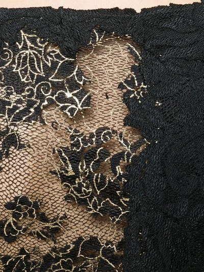 Shop Olvi S Olvi´s Lace V-neck Dress - Black