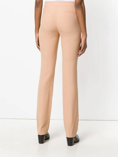 Shop Chloé Flared Tailored Trousers In Neutrals