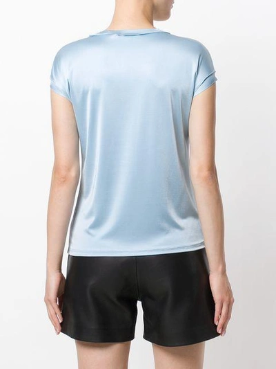 Shop Theory Cap-sleeve T-shirt - Blue
