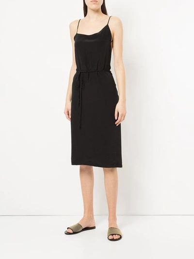 Shop Kacey Devlin Asymmetric Wrap Dress - Black