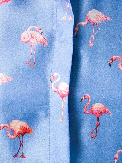 flamingo print shirt