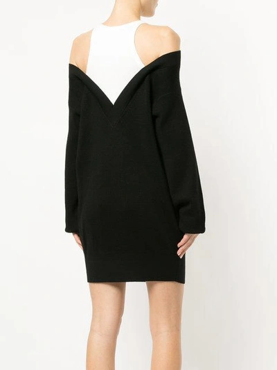 Shop Alexander Wang T Bi-layer Knit Dress