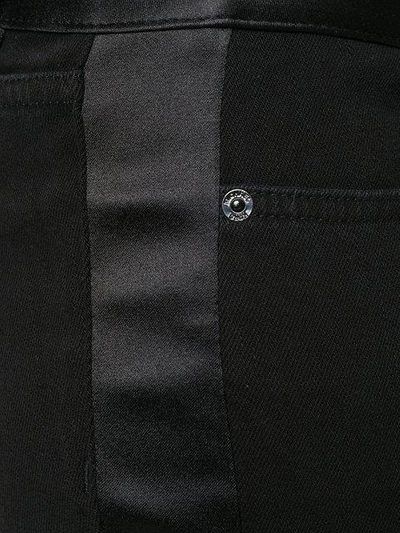 Shop Michael Michael Kors Jeans With Contrast Waistband - Black