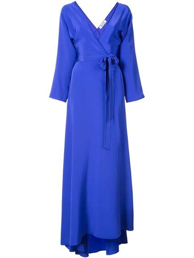 Shop Diane Von Furstenberg Dvf  Classic Wrap Dress - Blue