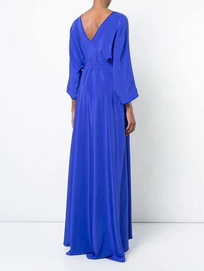 Shop Diane Von Furstenberg Dvf  Classic Wrap Dress - Blue