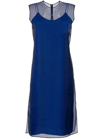 Shop Demoo Parkchoonmoo Flared Midi Dress - Blue