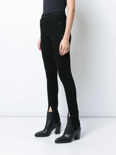 Shop Rag & Bone Yuki Skinny Jeans In Black