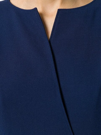 Shop Ralph Lauren Collection Pin Detail Jumpsuit - Blue