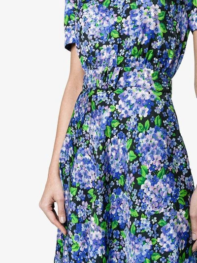 Shop Vika Gazinskaya Shortsleeved Midi Floral Dress