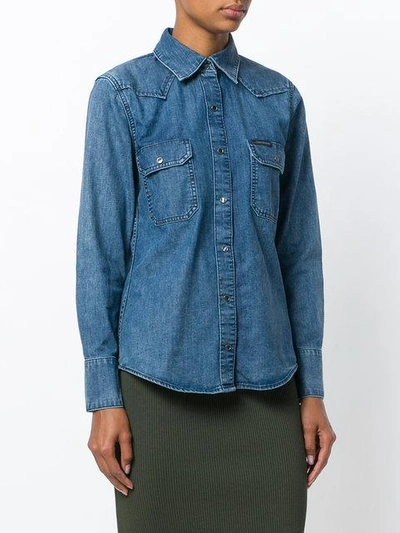 Shop Calvin Klein Jeans Denim Shirt - Blue
