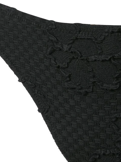 Shop Morgan Lane Jacquard Lulu Bikini Set In Black