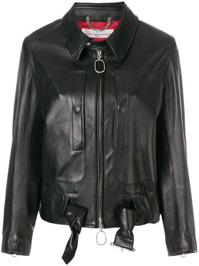 Shop Golden Goose Deluxe Brand Zipped Jacket - Black