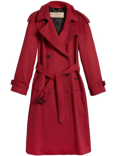 Burberry Amberford Trench Coat In Parade Red | ModeSens