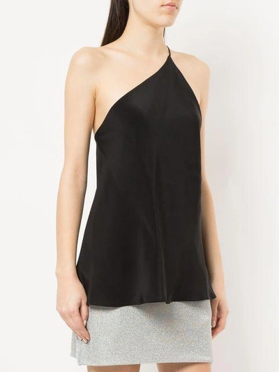 Shop Kacey Devlin One Shoulder Cami - Black