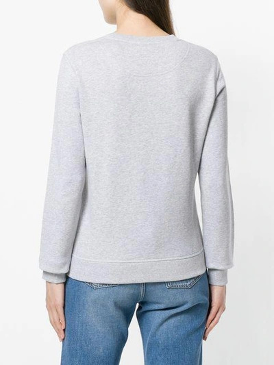 Shop Kenzo Eye Sweatshirt In Grey