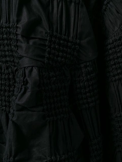 Shop Simone Rocha Cloqué Skirt In Black