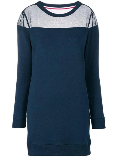 Shop Rossignol Mini Sweat Dress In Blue