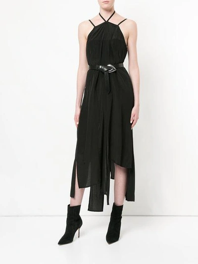 Shop Taylor Long Link Dress In Black