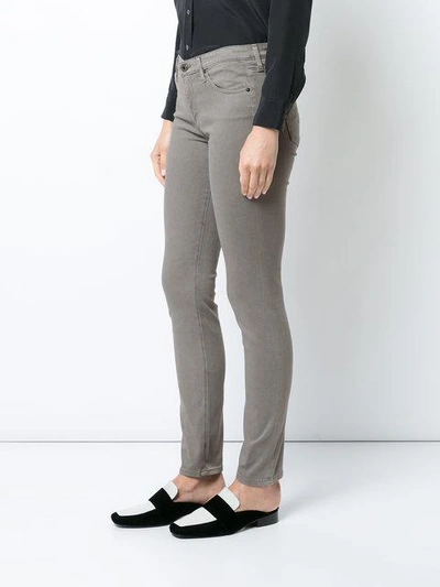 Shop Ag Prima Sateen Jeans In Grey