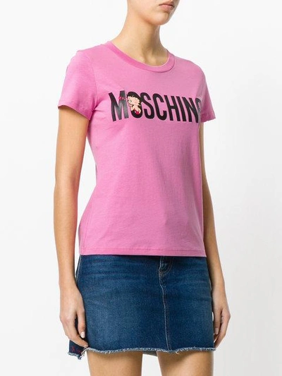 Shop Moschino Short Sleeved T-shirt