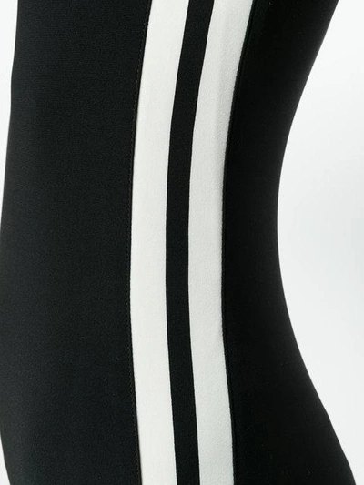 Shop Norma Kamali Side Stripe Jumpsuit In Black