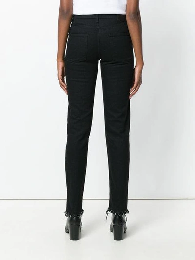 Shop Alyx Embellished Hem Trousers In Black