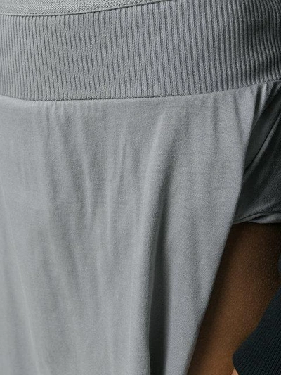 Shop Rick Owens Side Slits Skirt In Grey