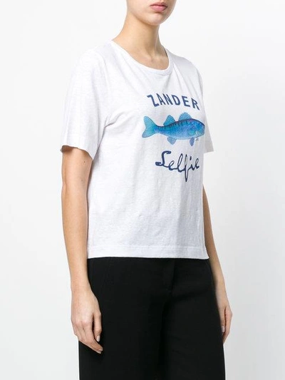 Shop Antonia Zander Fish Print T-shirt