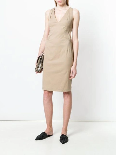 Shop Pinko Laraine Dress - Brown
