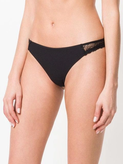 Shop La Perla Sheer Detail Briefs