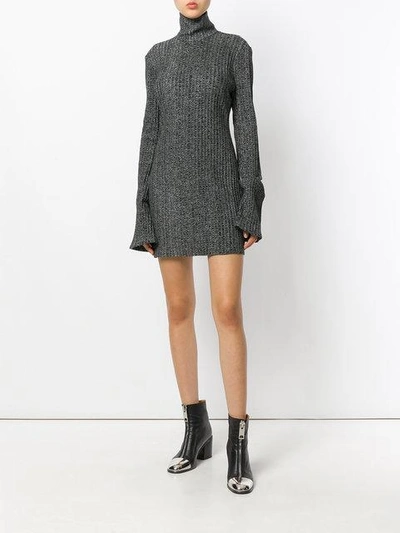 Shop Ellery Ribbed Roll Neck Dress