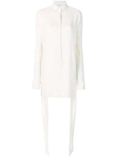 Shop Jw Anderson Tunic Shirt Dress In White