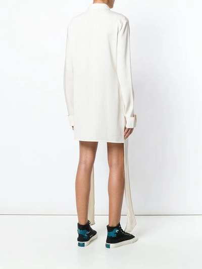 Shop Jw Anderson Tunic Shirt Dress In White