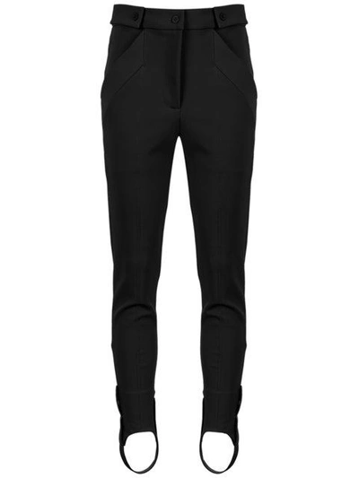 Shop Gloria Coelho Ski Fuseau Pants In Black