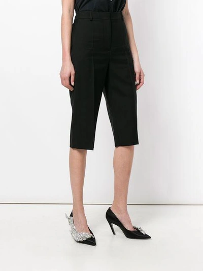 Shop Givenchy Tailored Knee-length Shorts - Black