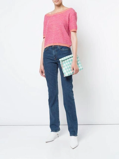 Shop Simon Miller Iona Straight Leg Jeans In Blue