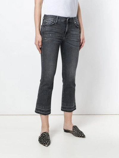 Shop 7 For All Mankind Cropped Slim Fit Jeans