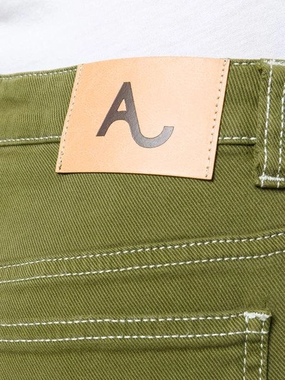 Shop Alexa Chung Cropped Jeans - Green