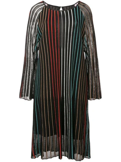 Shop Osklen Pleated Colour Dress