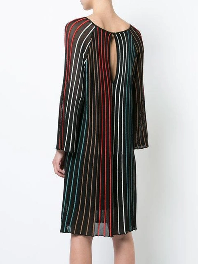 Shop Osklen Pleated Colour Dress