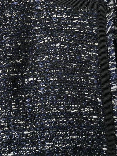 Shop Giambattista Valli Classic Tweed Jacket - Blue