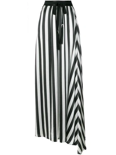 Shop Ann Demeulemeester High Waisted Striped Skirt