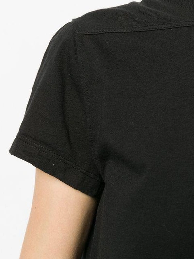 Shop Rick Owens Drkshdw Label T-shirt - Black