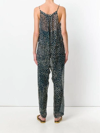 Shop Humanoid Sonne Printed Jumpsuit In Blue